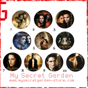 Twixxxxx New Moon  - Movie Pinback Button Badge Set 1a or 1b( or Hair Ties / 4.4 cm Badge / Magnet / Keychain Set )